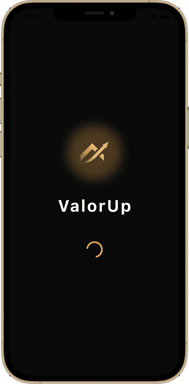 VALORUP mobile app preview